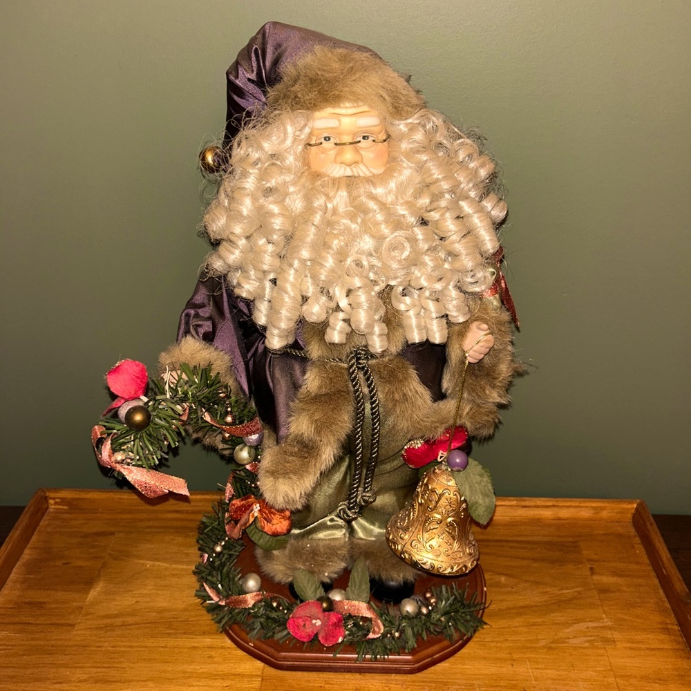 Purple Woodland Santa